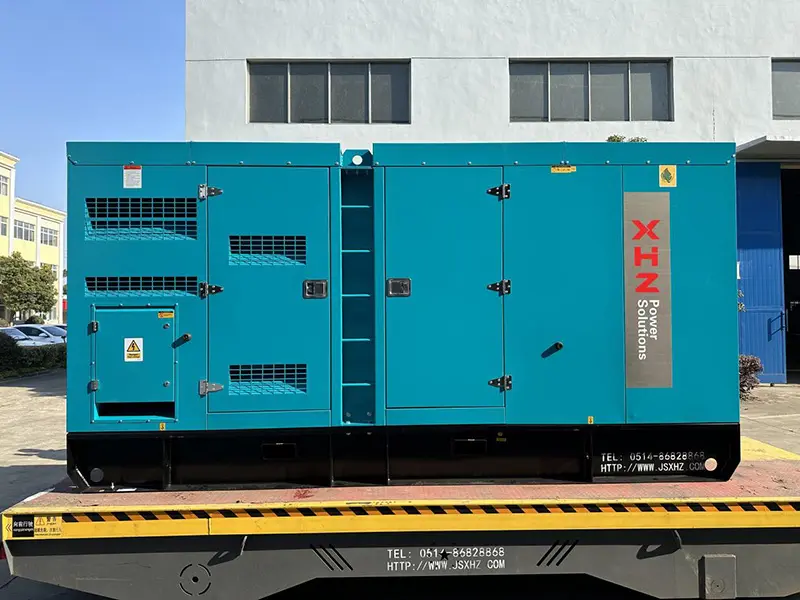 Silent Cummins generator set used in Saudi Arabia's engineering projects in the Middle East
